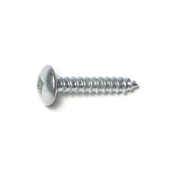 Midwest Fastener Sheet Metal Screw, #6 x 3/4 in, Zinc Plated Steel Truss Head Square Drive, 45 PK 30804 - main